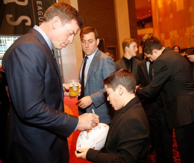 XXX attends the 4th annual NFL Honors at the Phoenix Convention Center Symphony Hall on Saturday, Jan. 1, 2015. (Photo by Colin Young-Wolff/Invision for NFL/AP Images)